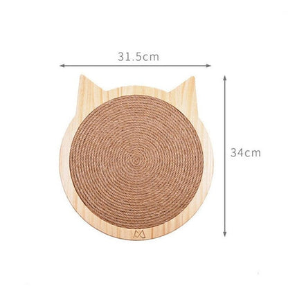 Wall Mounted Cat Scratching Post with Suction Cup Toy for Cats