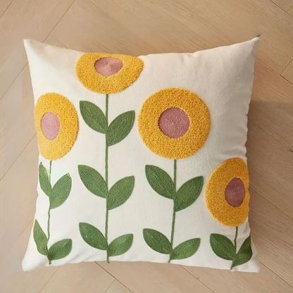 Stylish Botanical Print Throw Pillow Cover for Home Decor