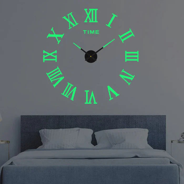 Stylish Silent Wall Clock - Easy to Hang Modern Home Decor