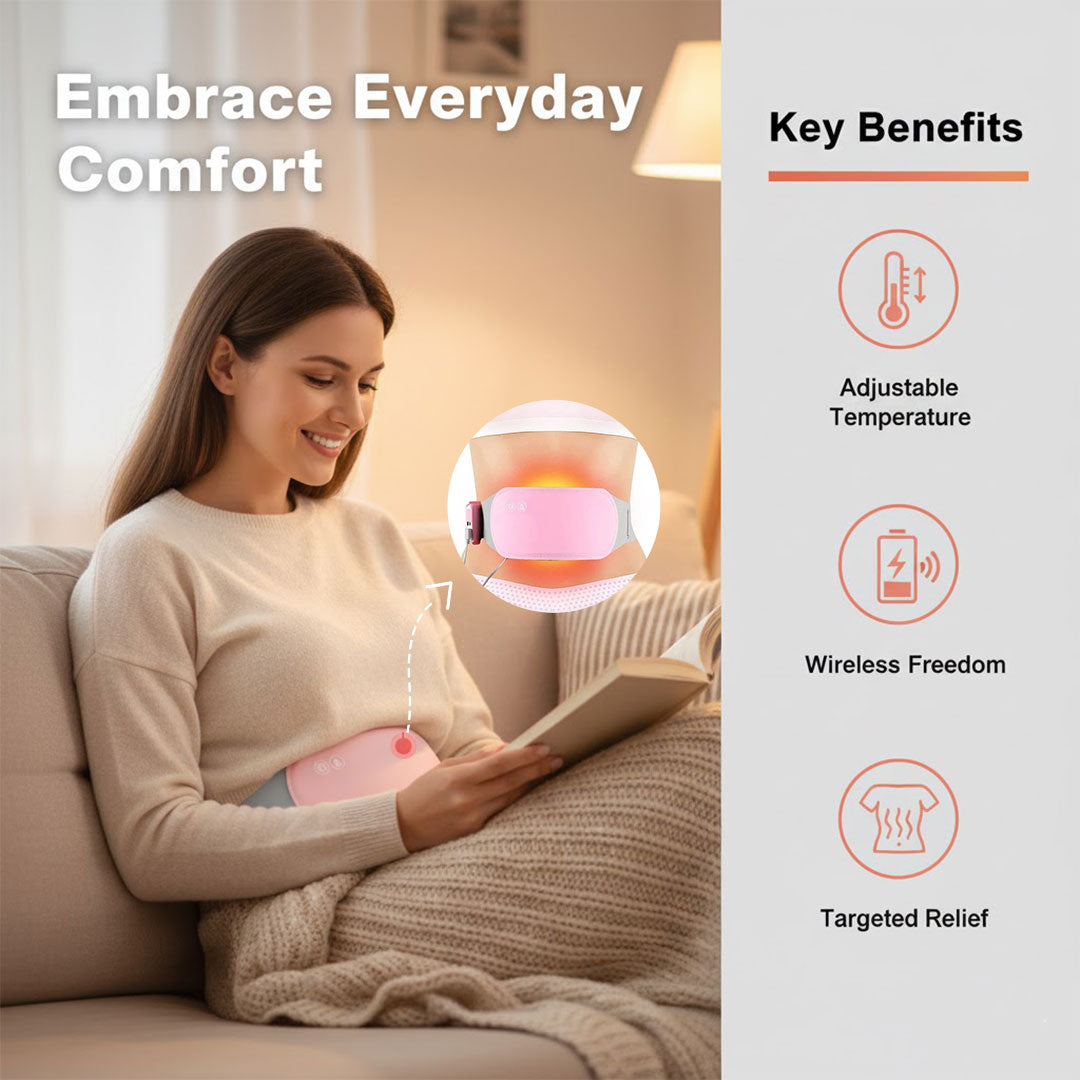 Heizgurt - Température réglable - Wiederaufladbares Design