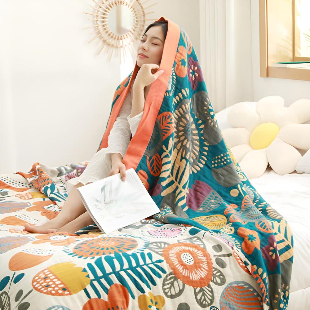 Boho Cartoon Blumen-Decke