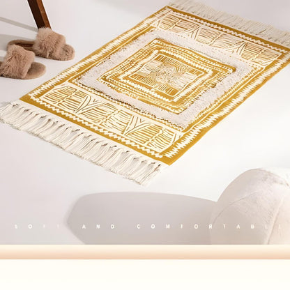 Bohemian Fringe Area Rug - Soft, Stylish, and Durable Home Decor