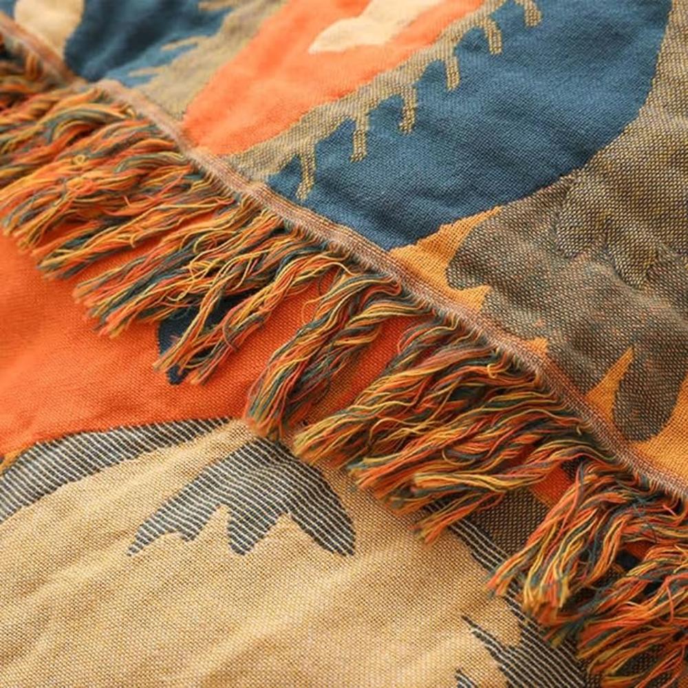 Wildblumen Baumwollwurfdecke