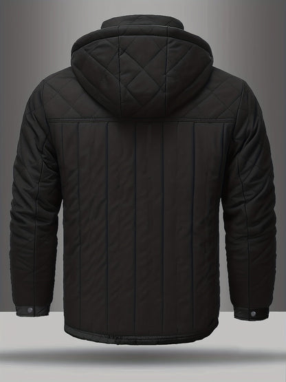 Veste d'hiver pour hommes – Veste à capuche thermoisolée pour les températures plus humides