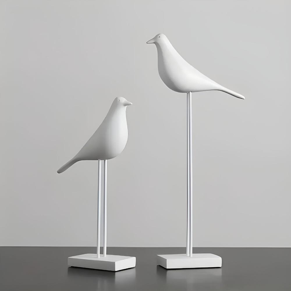 Figurines d'oiseaux minimalistes et élégantes pour la décoration intérieure et les cadeaux