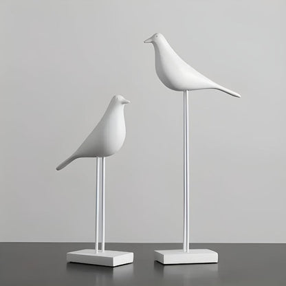 Figurines d'oiseaux minimalistes et élégantes pour la décoration intérieure et les cadeaux