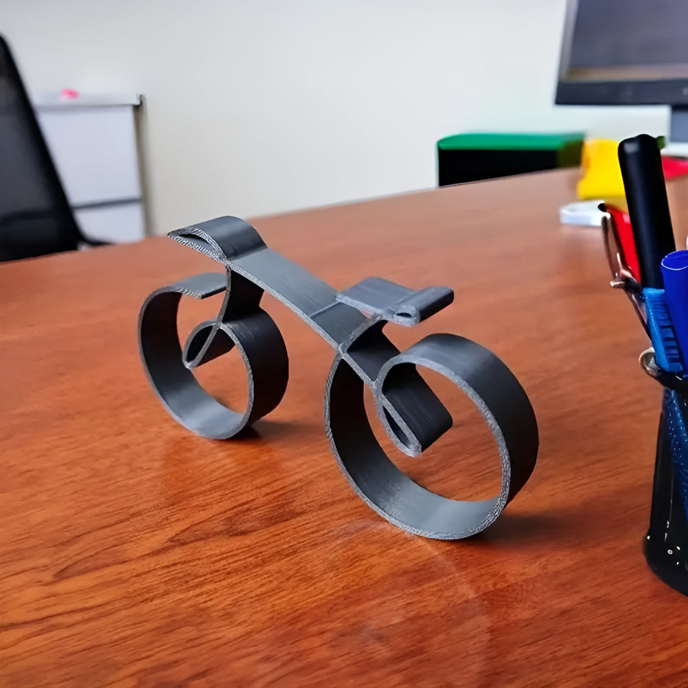 Urban Cyclist Wall Art - Modern Bike Decor for Home & Office