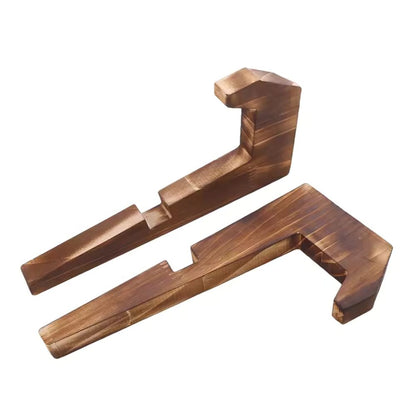 Adjustable Wooden Recipe Book Stand Holder for Kitchen Counter