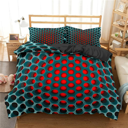 Cosmic Vortex 3-Piece Quilt Cover Set | Bedding Set for Bedroom Decor