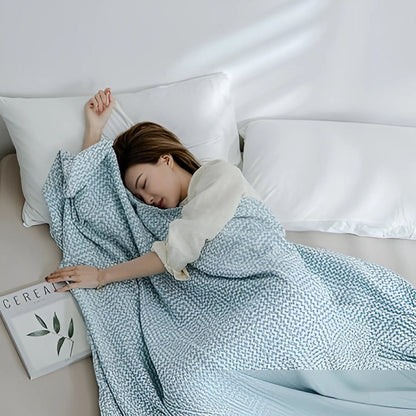 Plaid en coton doux pour une décoration intérieure chaleureuse et confortable