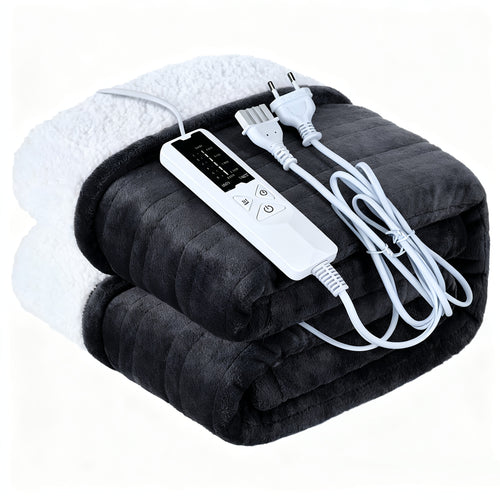 Elektrisch Verwarmd Dekbed, Sauna Dekbed 130x180/180x200cm, Gris Flanelle