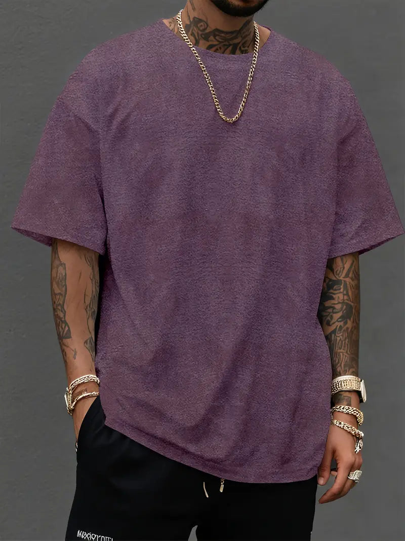 T-shirt surdimensionné | Rund Nächster | Passeport Lockere | Chemise tie-dye | T-Shirt Homme