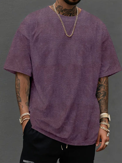 T-shirt surdimensionné | Rund Nächster | Passeport Lockere | Chemise tie-dye | T-Shirt Homme