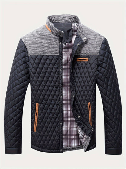 Leichte gesteppte Jacke für Herren – Warmer Komfort &amp; Moderner Casual-Stil