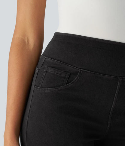ElsaShape Denim Haute Taille Jeans avec Zakken – Look Confortable