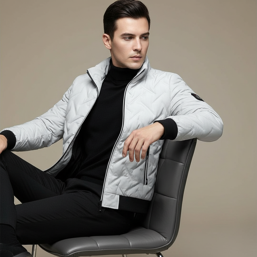 Vario Herrenjacke mit Samtfinish – Weiche Oberbekleidung