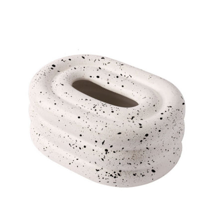 Boîte à mouchoirs élégante en céramique pour la décoration intérieure et la salle de bain