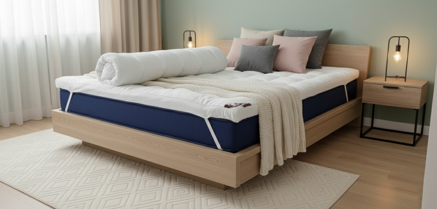 10 cm dicker Teddy-Matratzentopper für extra Komfort und Unterstützung