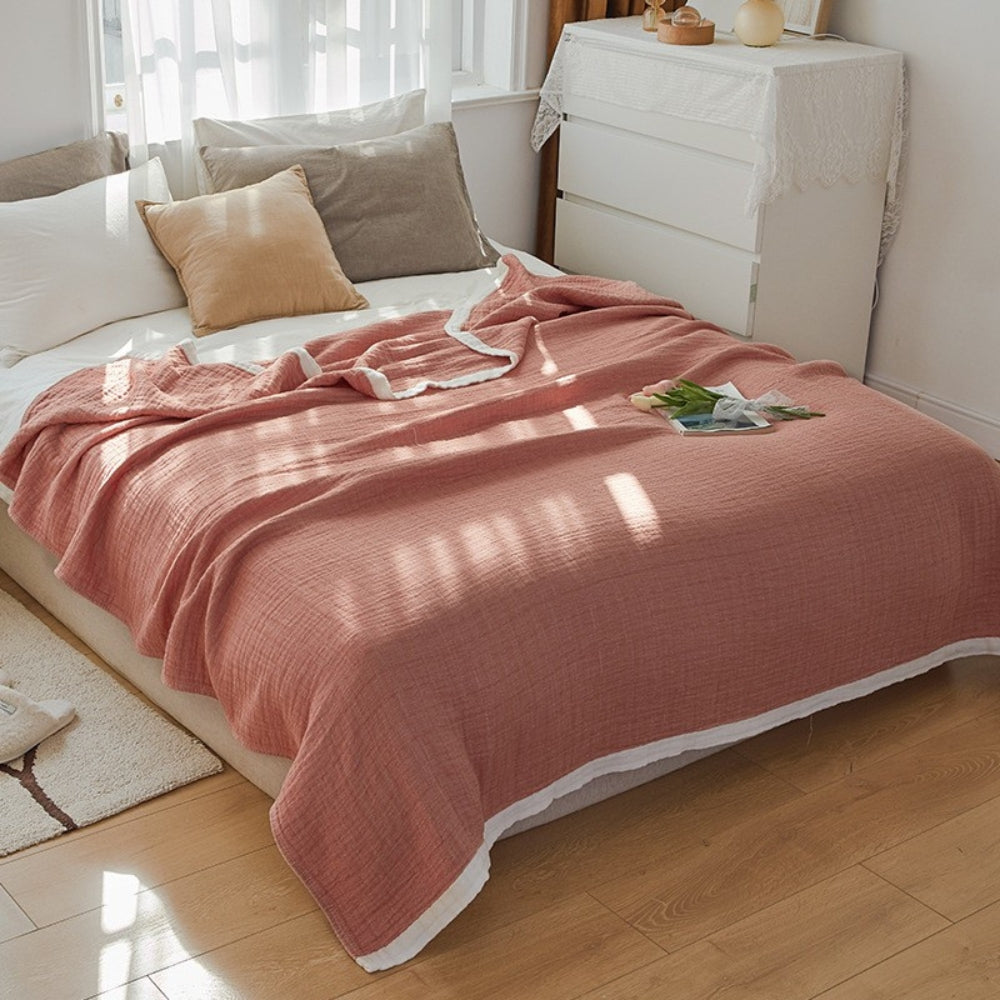 Deluxe Musselin Baumwolle Mehrschichtdecke