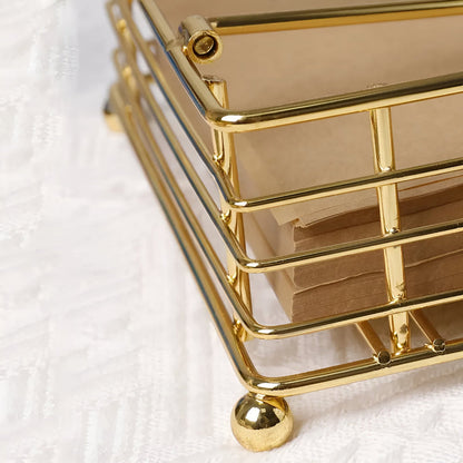 Porte-serviettes moderne en acier inoxydable pour la cuisine et la table à manger