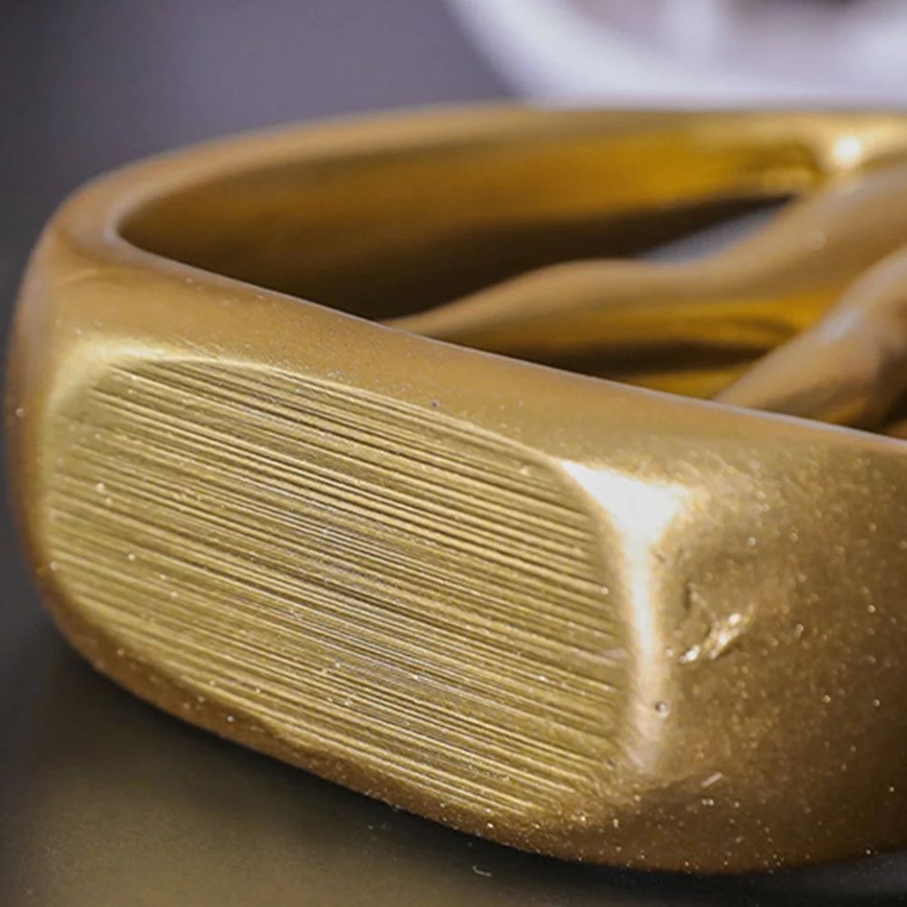 Figurine romantique en résine représentant un couple - Cadeau idéal pour la décoration intérieure