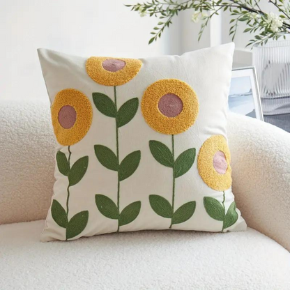 Stylish Botanical Print Throw Pillow Cover for Home Decor