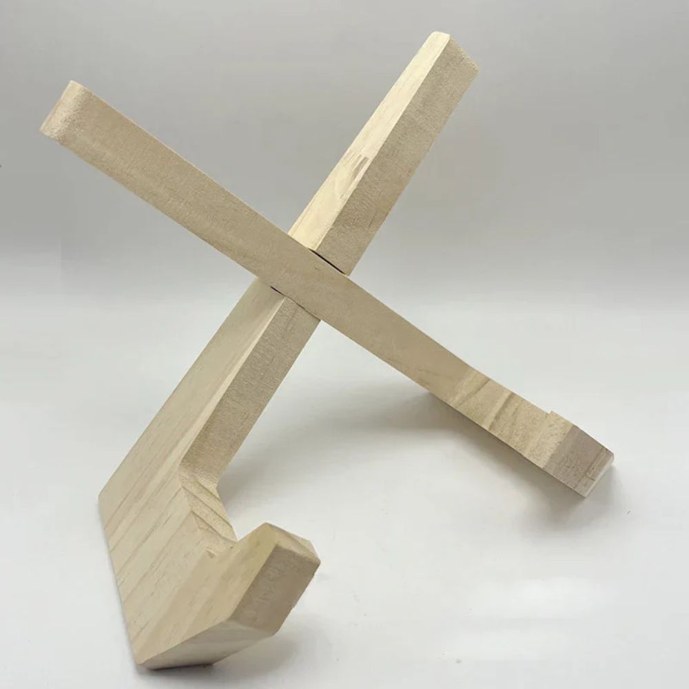 Adjustable Wooden Recipe Book Stand Holder for Kitchen Counter