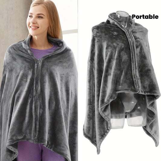 Elektrische Deken USB-Aangedreven Verwarmde Plaid - 3 Warmte-instellingen, Zachte Flanel