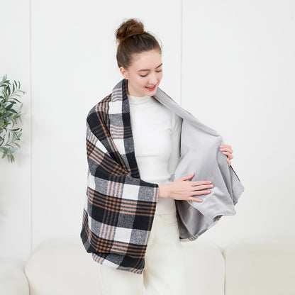 Elektrische Deken USB Verwarmde Plaid, Draagbare Warme Sjaal for Reizen &amp; Kantoor