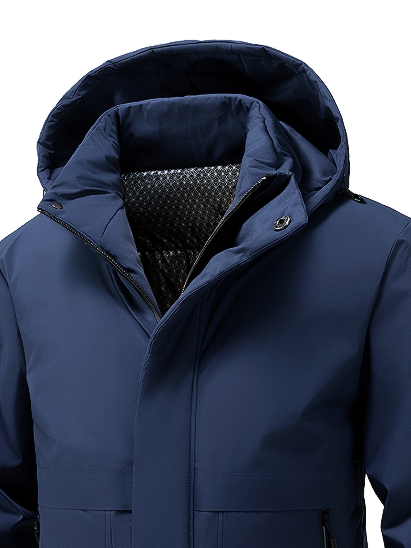 Veste d'hiver Puffer pour hommes – Veste à capuche chaude pour le Alltag