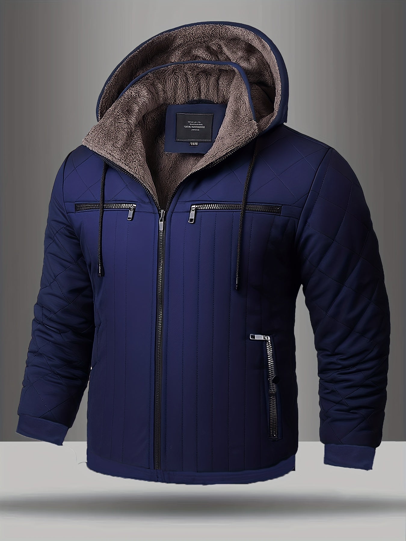 Veste d'hiver pour hommes – Veste à capuche thermoisolée pour les températures plus humides