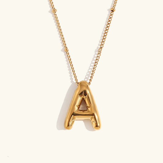 Arabella - Balloon Letter Initial Necklace — crafted for everyday quality.