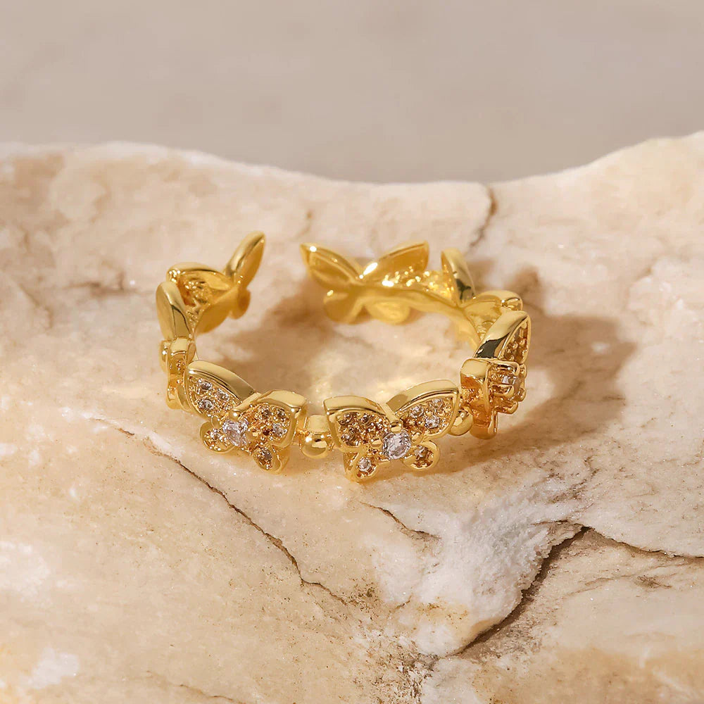 Elle - Butterfly Gold Ring — perfect for those who value comfort and design.