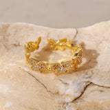 Elle - Butterfly Gold Ring — perfect for those who value comfort and design.
