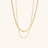 Sienna - Layered Gold Chain Necklace — crafted for everyday quality.