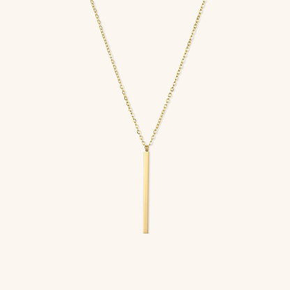 Collier Nadine - Barre Verticale — parfait pour celles qui privilégient le confort et le design.
