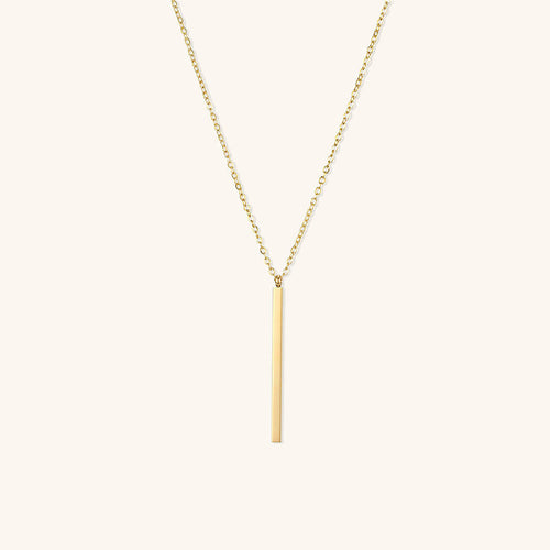 Collier Nadine - Barre Verticale — parfait pour celles qui privilégient le confort et le design.
