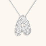 Esme - Bubble Initial Diamond Necklace — designed to inspire your lifestyle.
