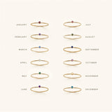 Briony - Birthstone Stacker Ring — made with care and attention to detail.