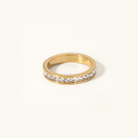 Alleria - Gold Diamond Ring — bringing modern charm to your space.