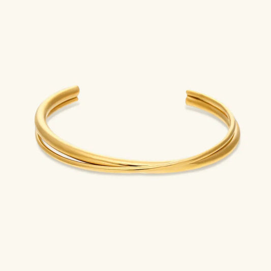 Lizzie - Bracelet jonc en or à plusieurs rangs — conçu pour inspirer votre style de vie.