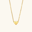 Juliette - Heart Initial Gold Necklace — crafted for everyday quality.