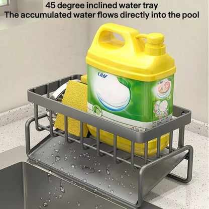 Porte-savon éponge auto-drainant avec chiffon de nettoyage multi-usages