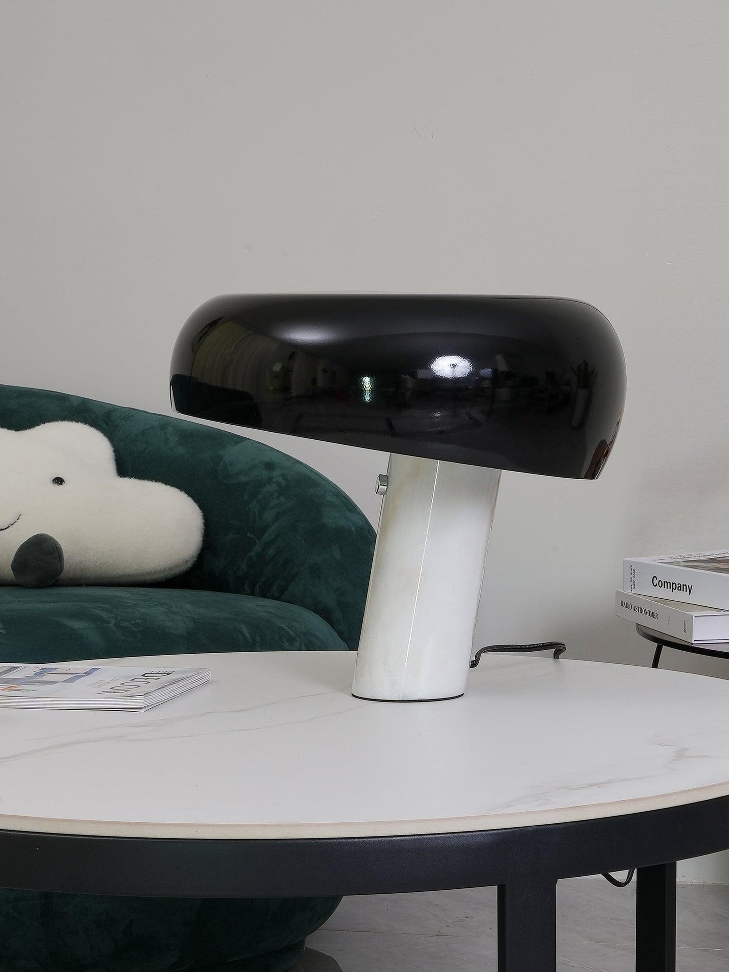 Lampe de table élégante en marbre pour chambre, salon et bureau