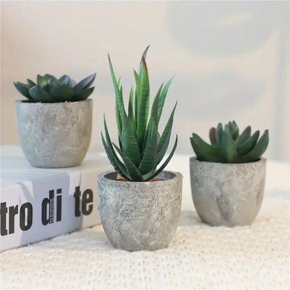 Plante succulente artificielle réaliste pour la décoration de la maison et du bureau