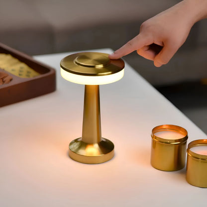 Stylish Cordless Table Lamp with Aura Dome Design for Home Decor