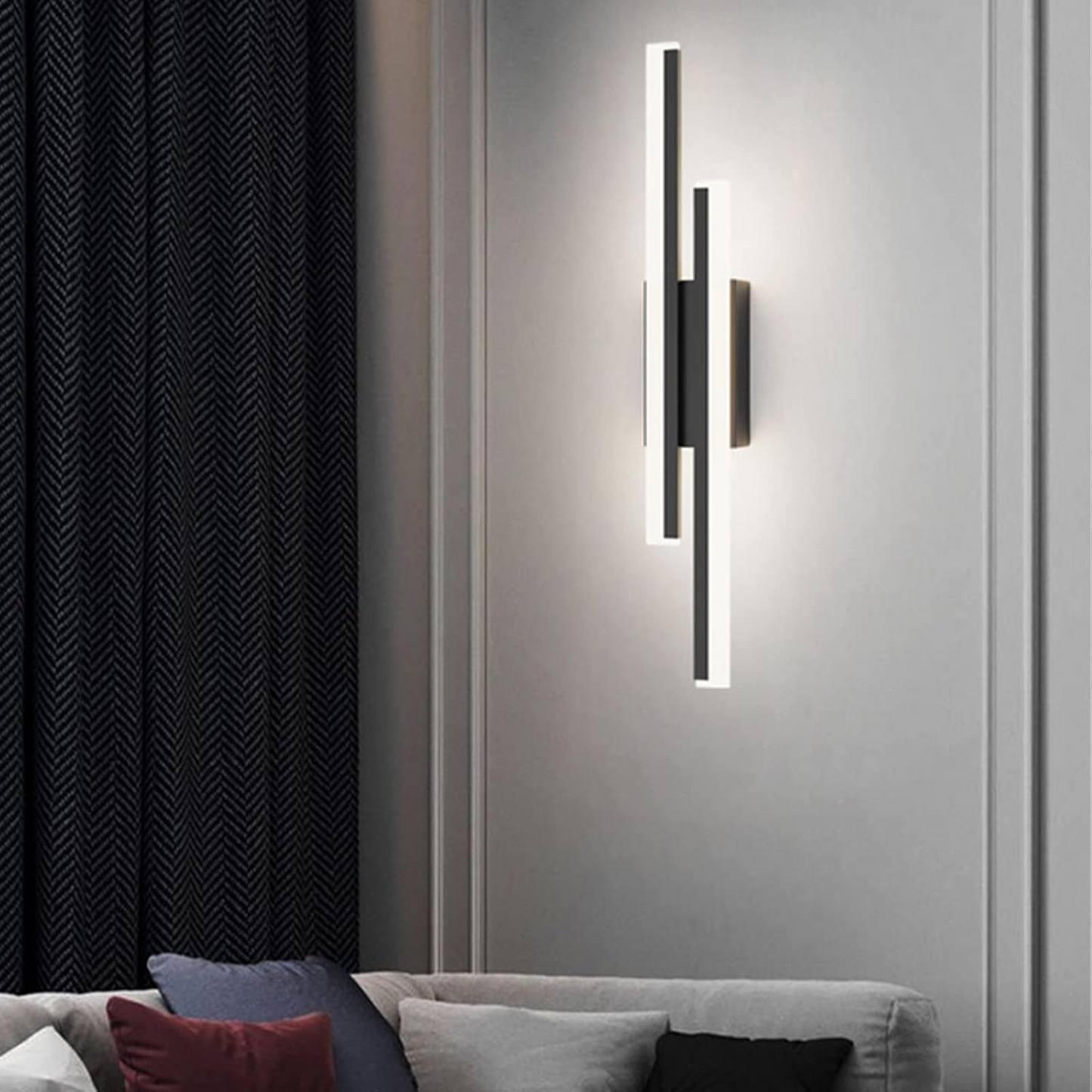 Applique murale LED fine et moderne pour éclairage intérieur - Design minimaliste