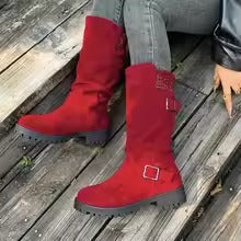 Femme Mid-Calf Cowboy Laarzen | Bottes tendance et confortables