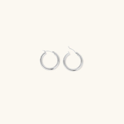 Eloise - Wide Round Hoops — made with care and attention to detail.