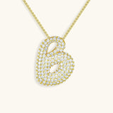 Esme - Bubble Initial Diamond Necklace — designed to inspire your lifestyle.